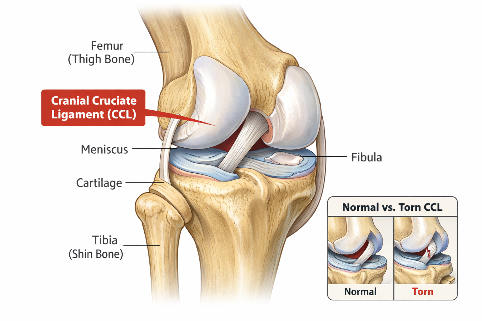 Dog anatomy illustration