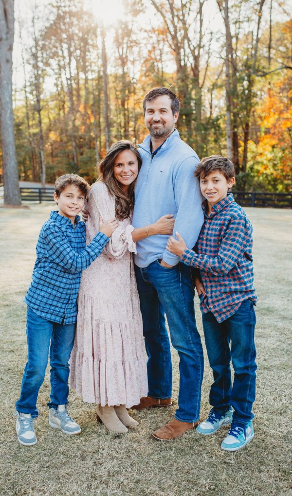 Dr Rob of ECVC with his family